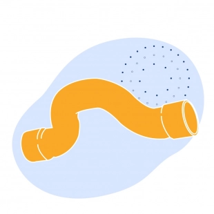 Медный обвод однораструбный 42 мм М1р ГОСТ 32590-2013