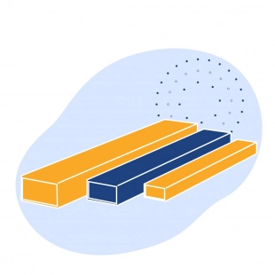 Профиль стальной прямоугольный сварной 80х60х3.5 мм ст10 ГОСТ 30245-2003