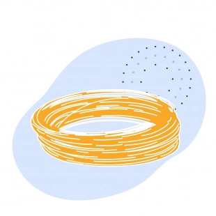 Канат одинарной свивки оцинкованный (С) 15.5 мм ГОСТ 3064-80