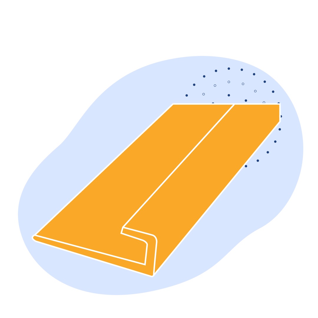L-образный профиль стальной 50х50х3 мм СТ0 ГОСТ 8509-93
