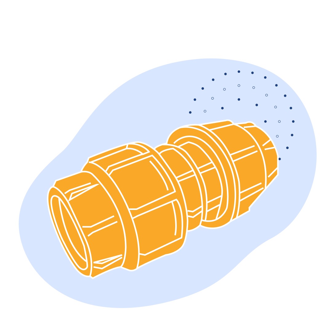 Муфта ПНД Ду 50 мм