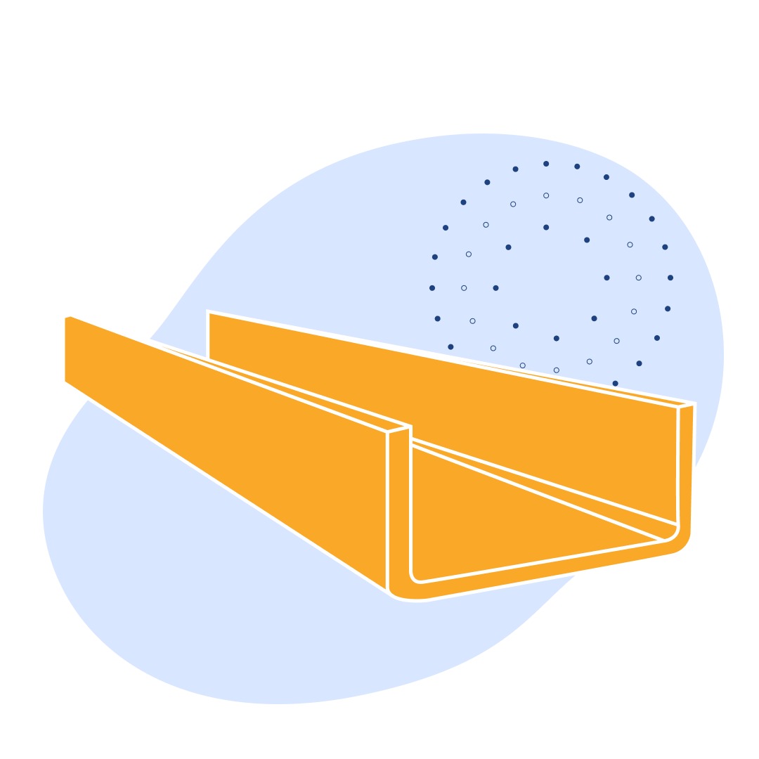 Швеллер стальной гнутый равнополочный 200х80х4 мм Ст3сп ГОСТ 8278-83