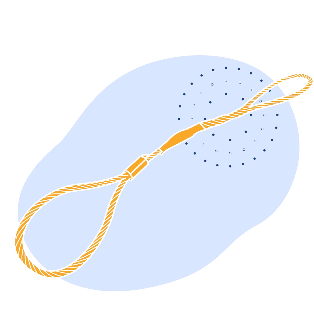 Строп грузовой канатный УСК1 2 т 2 м