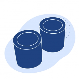 Капролоновая втулка 380х1030 мм черная PA 6 OFN