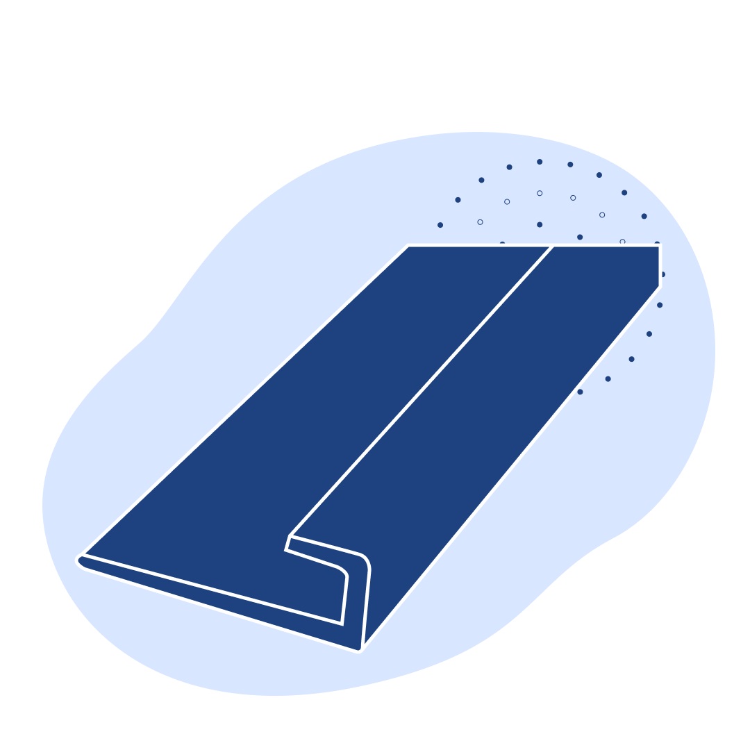 L-образный профиль стальной 50х50х3 мм СТ0 ГОСТ 8509-93