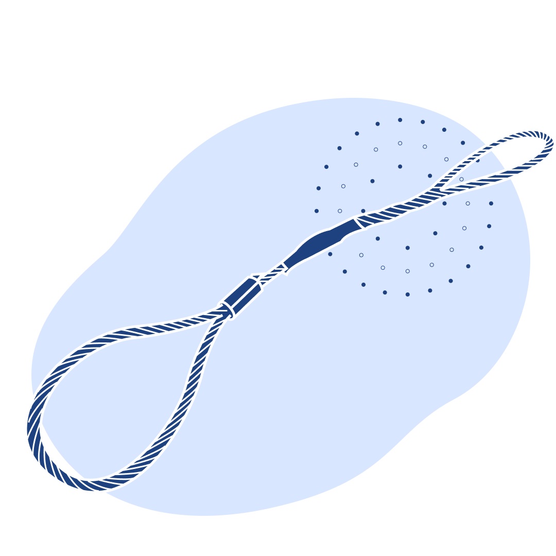 Строп грузовой канатный УСК1 2 т 2 м